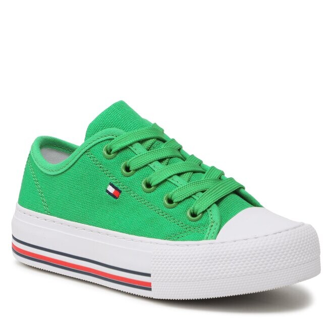 

Кроссовки Tommy Hilfiger LowCut Lace-Up, зеленый