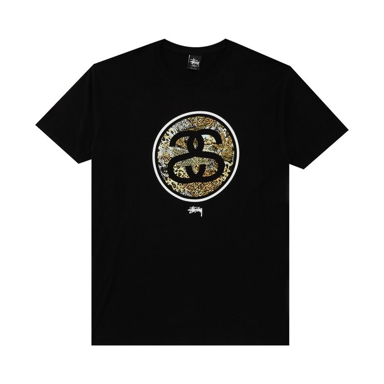 Футболка Stussy Cheetah Link 'Black', черный