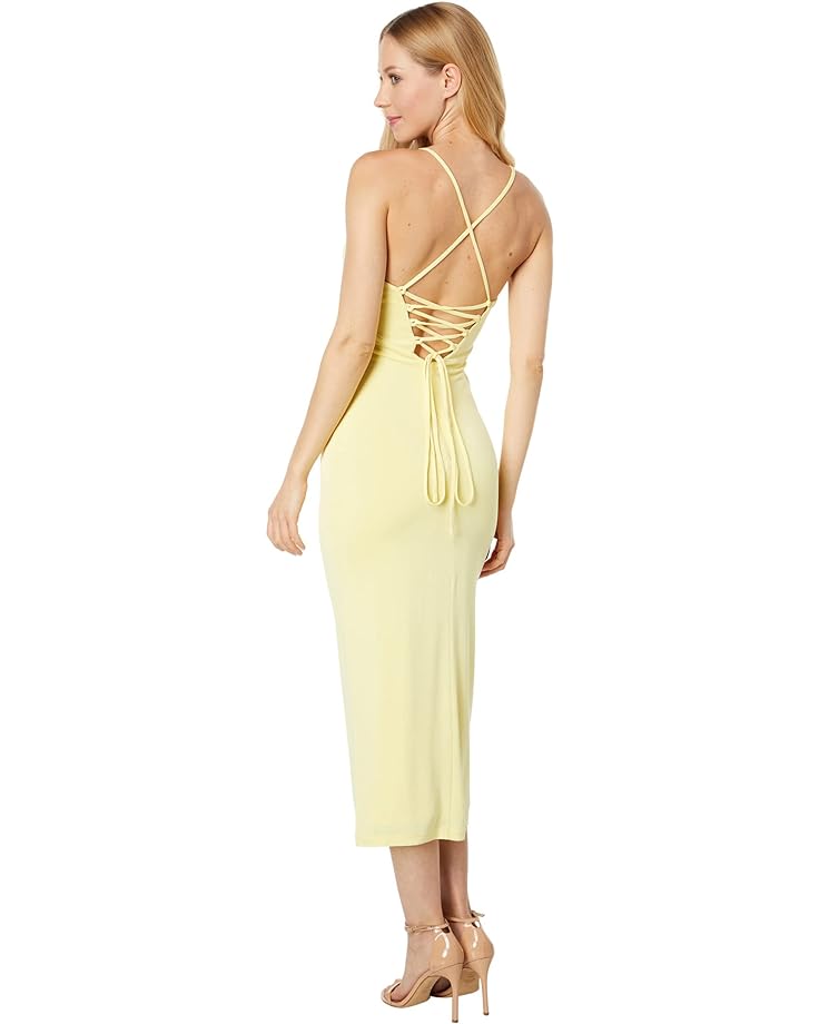Платье Bardot Madison Midi Dress, цвет Soft Yellow