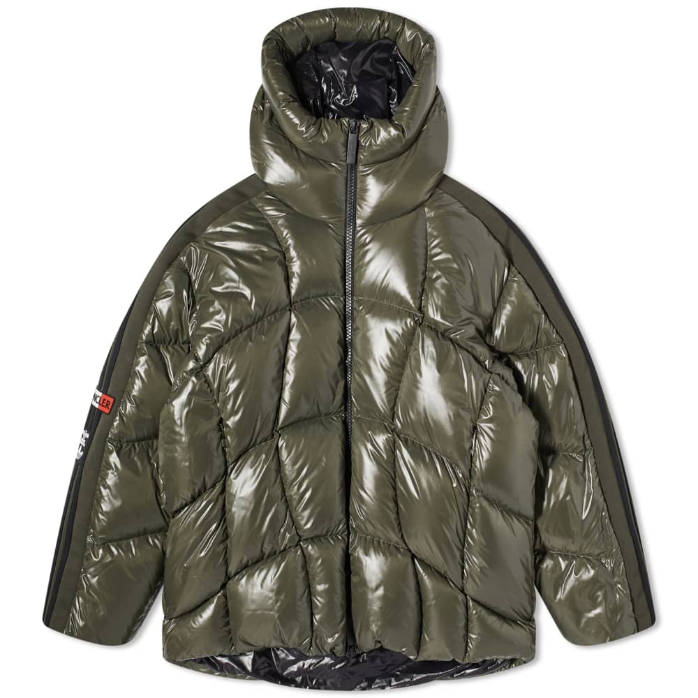 

Пуховик Beiser Moncler Genius x Adidas Originals, оливковый, Зеленый