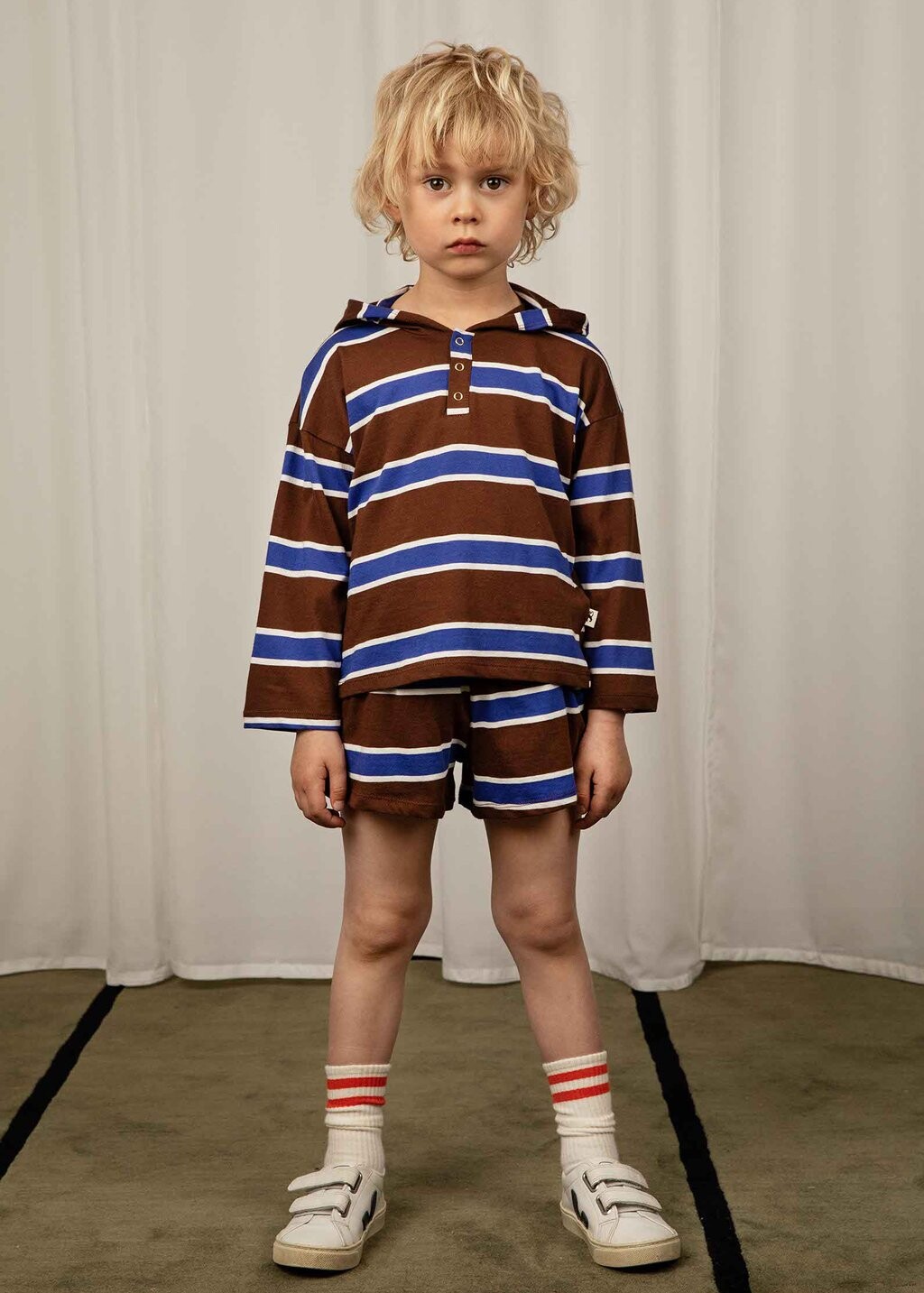 

Футболка с длинным рукавом Hoodie Unisex Mini Rodini, коричневый