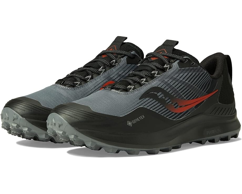 

Кроссовки Saucony Peregrine 12 GTX, цвет Charcoal/Black