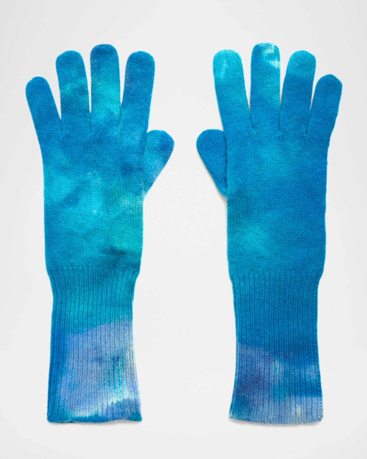 

Перчатки Courchevel из смеси кашемира ледяного цвета Jocelyn, цвет Blue Multi