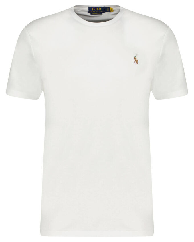 

Футболка узкого кроя по индивидуальному заказу Polo Ralph Lauren, белый