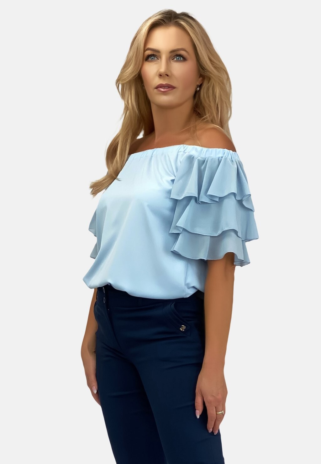 

Блуза REGINA FASHION, светло-голубой