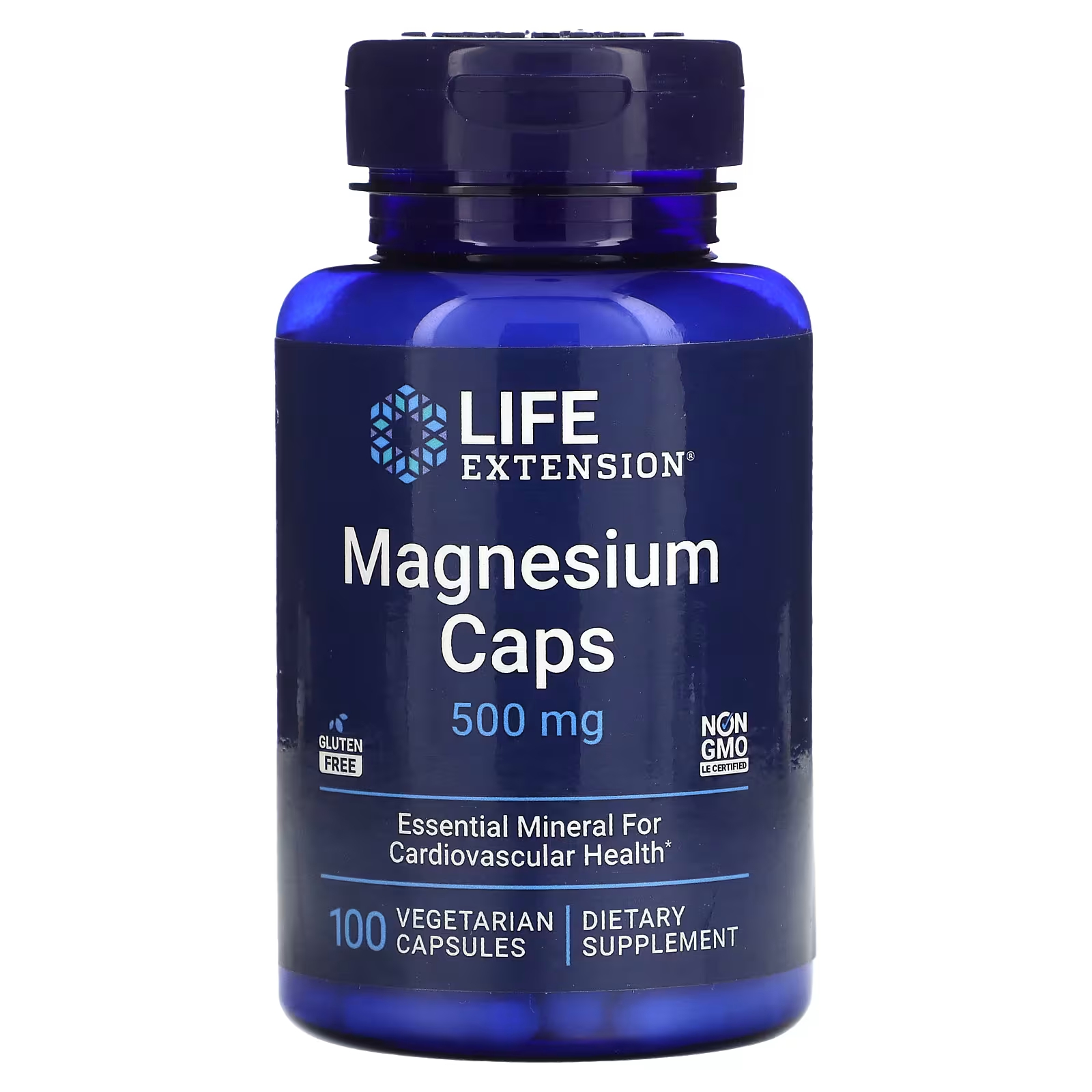 Магниевые капсулы Life Extension 500 мг, 100 капсул