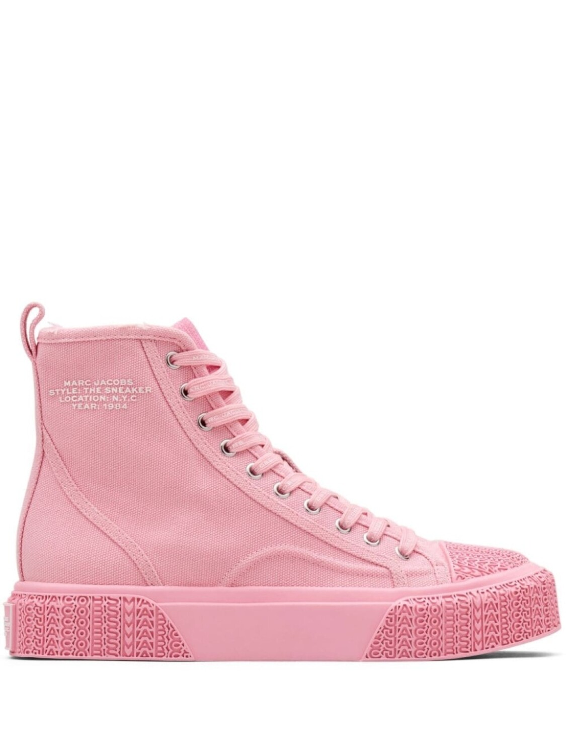 

Marc Jacobs кеды The High Top, розовый