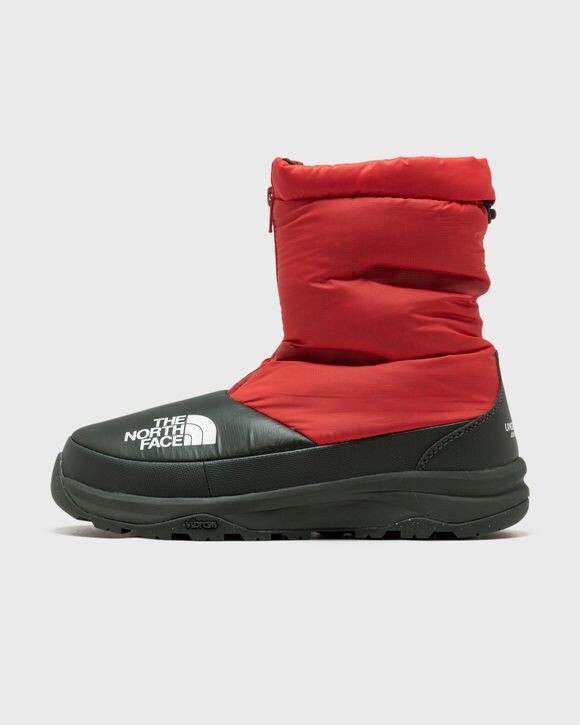 

Ботинки The North Face X Undercover Down Bootie, цвет dark cedar green-high risk red