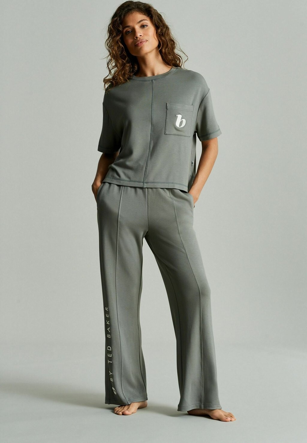 

Пижамный топ Lounge Regular Fit B by Ted Baker, серый