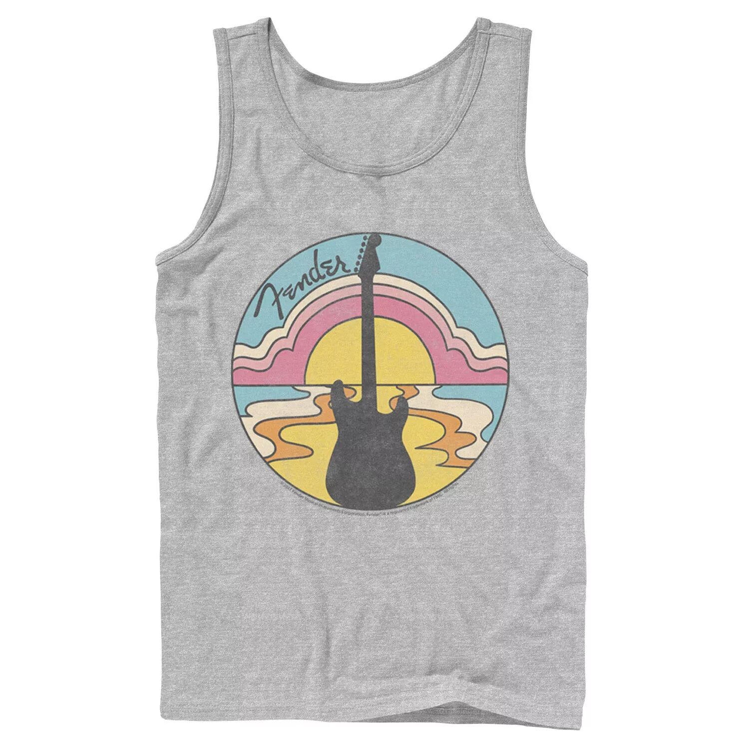 

Мужская майка с логотипом Fender Groovy Sunset Licensed Character