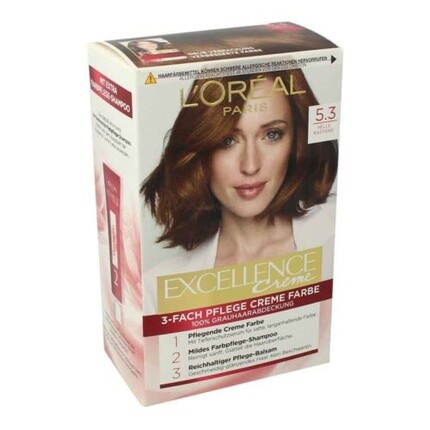 

Краска для волос L'Oreal Excellence Creme 5.3 Светло-каштановый