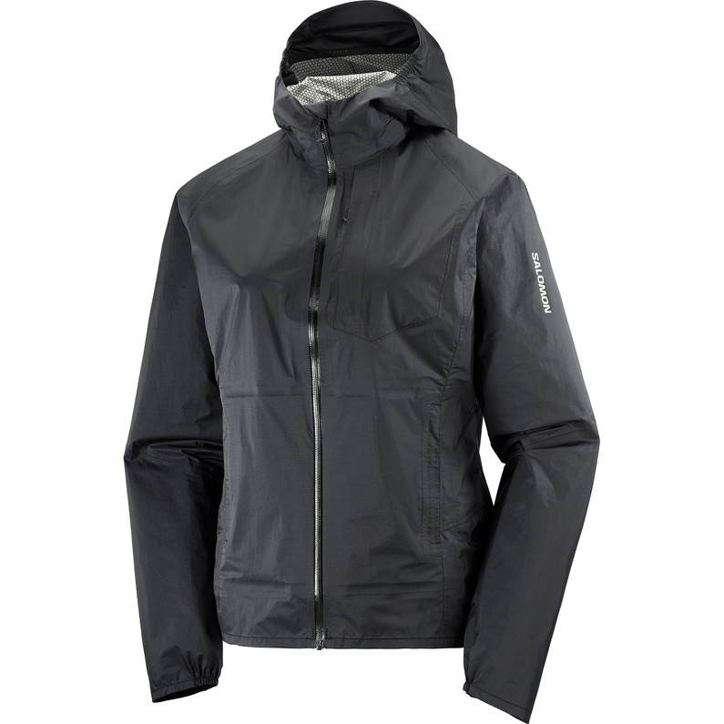 Женская куртка Bonatti WP Salomon, черный ветровка salomon bonatti pro wp размер xl черный