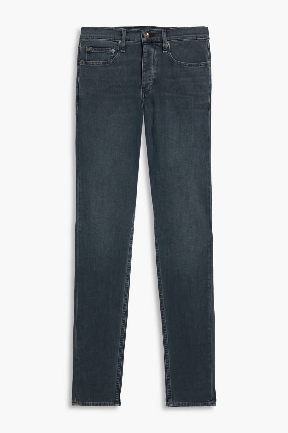 

Джинсы Minna узкого кроя из денима Rag & Bone, темный деним