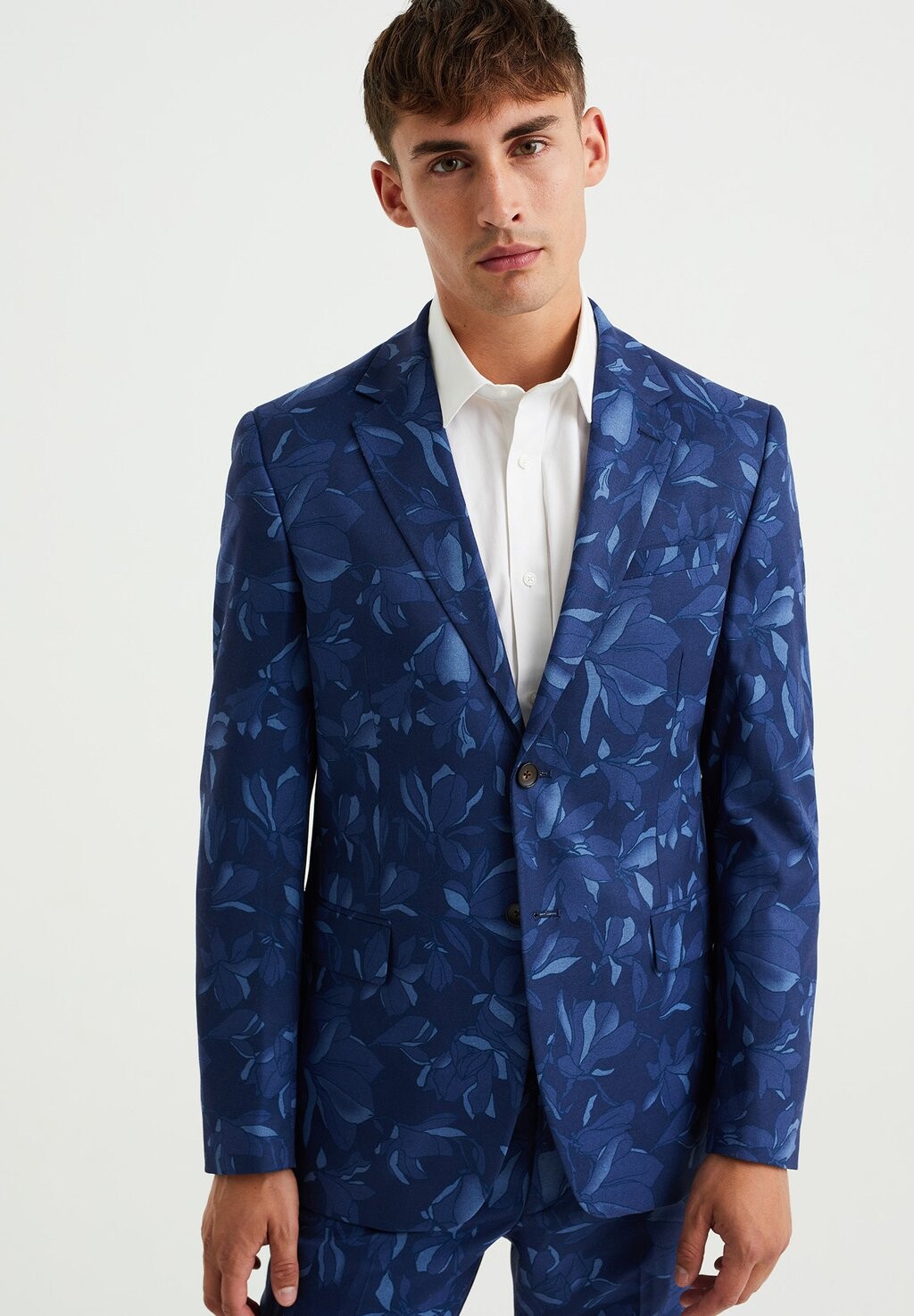 

Блейзер WE Fashion, синий металлик
