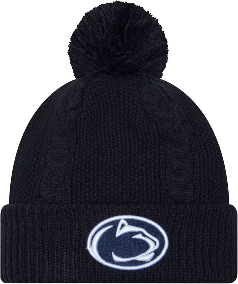 

Синяя женская вязаная шапка New Era Penn State Nittany Lions