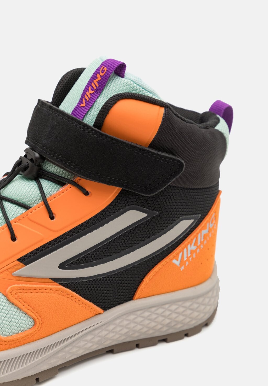 Высокие кеды CENTURY MID WP UNISEX Viking, черный