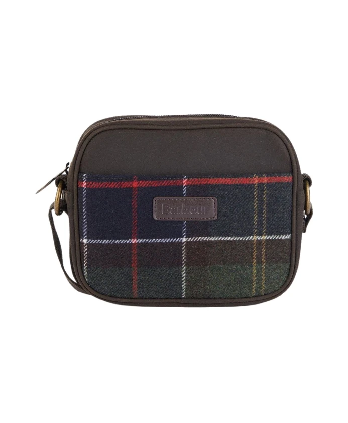 

Классическая сумка через плечо в клетку тартан. Barbour, мультиколор