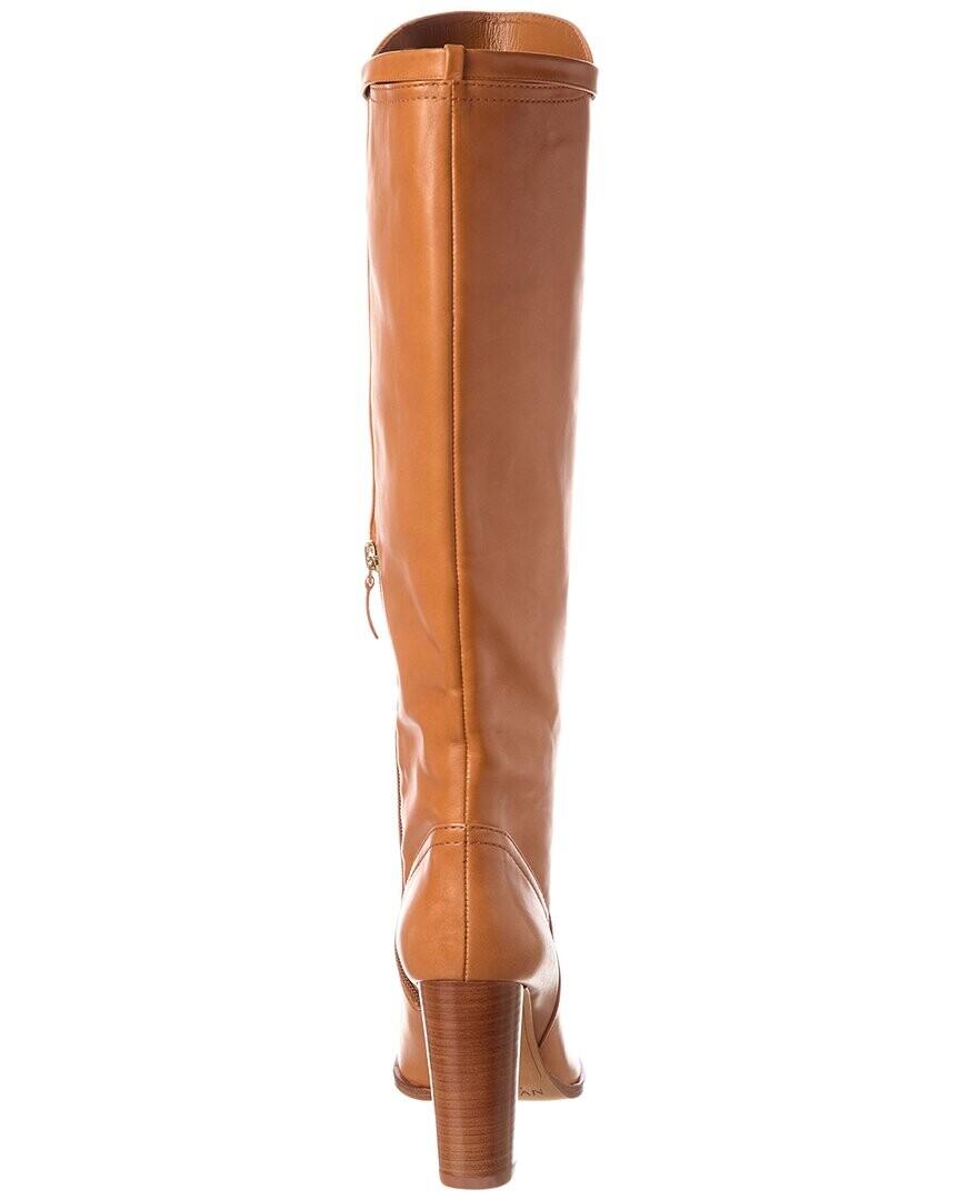 

Alexandre Birman Кожаные ботинки до колена Clarita Saddlery 90, коричневый