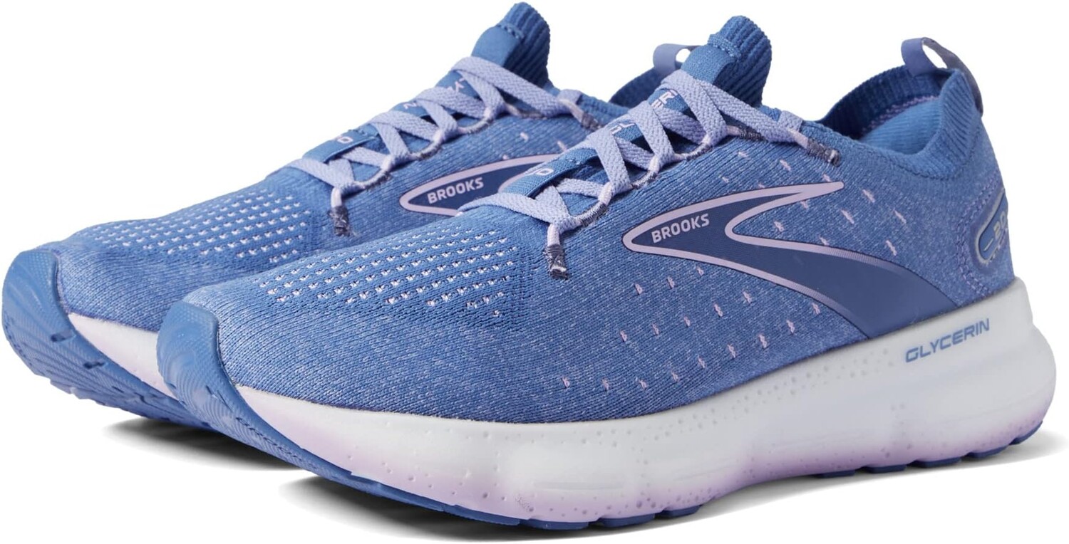 

Кроссовки Glycerin StealthFit 20 Brooks, цвет Blue/Pastel Lilac/White, Синий