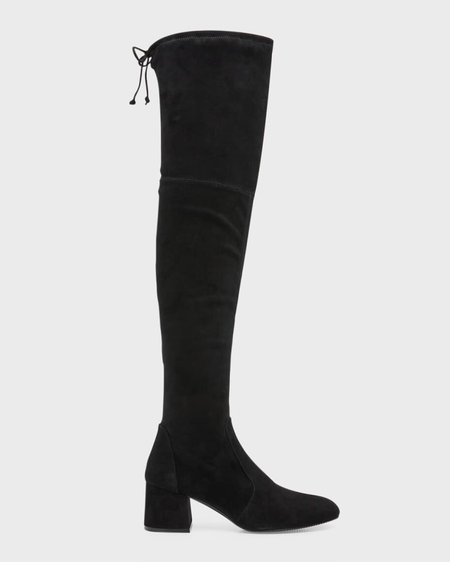 

Замшевые ботфорты Flareland Stuart Weitzman