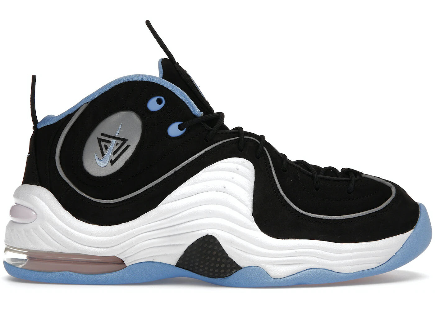 

Кроссовки Nike Air Penny 2 Social Status, черный / сине-белый