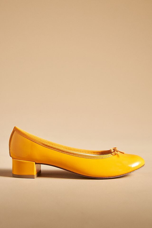 

Балетки Repetto Camille на каблуке, оранжевый