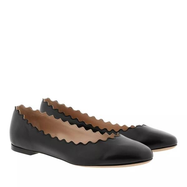

Лоферы lauren ballerinas leather Chloé, черный
