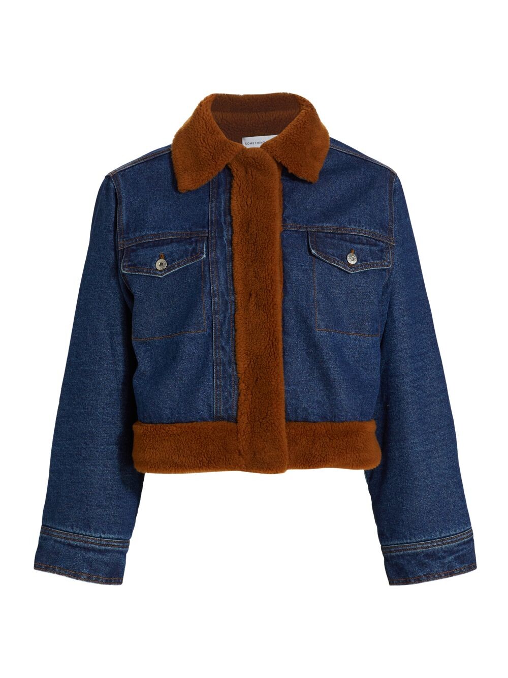 

Джинсовая куртка Teddy Trucker SOMETHING NAVY, индиго