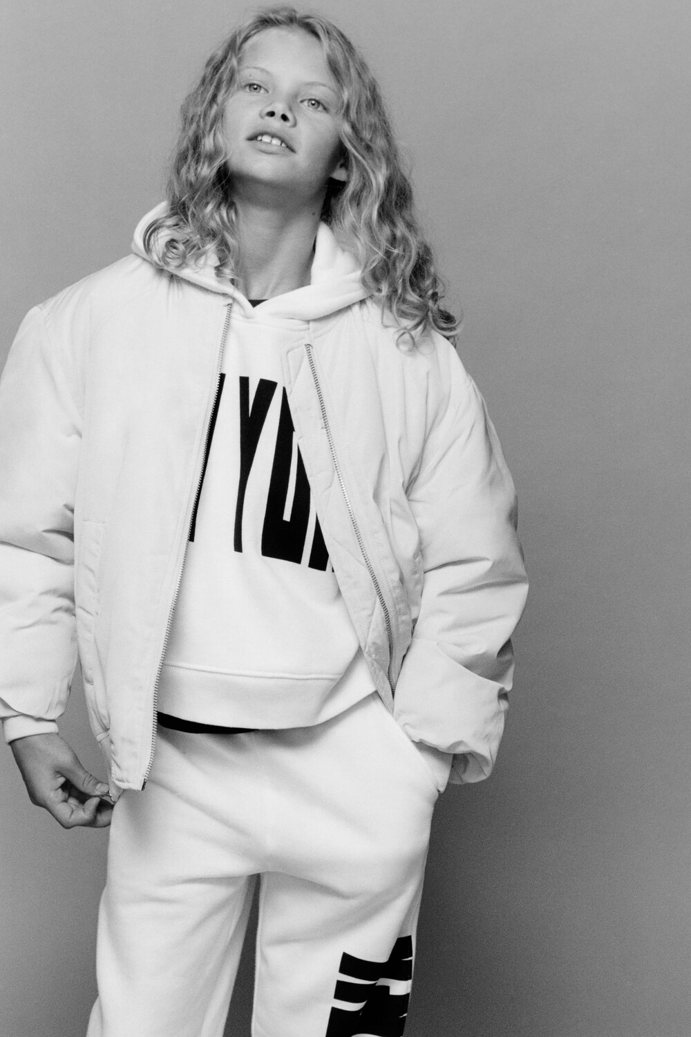 

Куртка пилот оверсайз Zara, экрю
