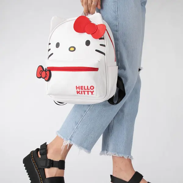 

Мини-рюкзак Hello Kitty, белый/красный