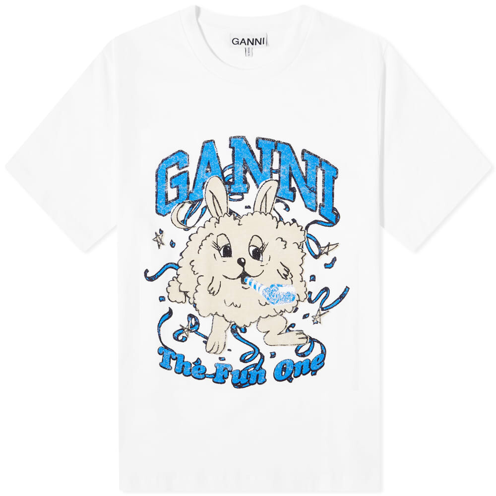 

Свободная футболка Ganni Fun Bunny