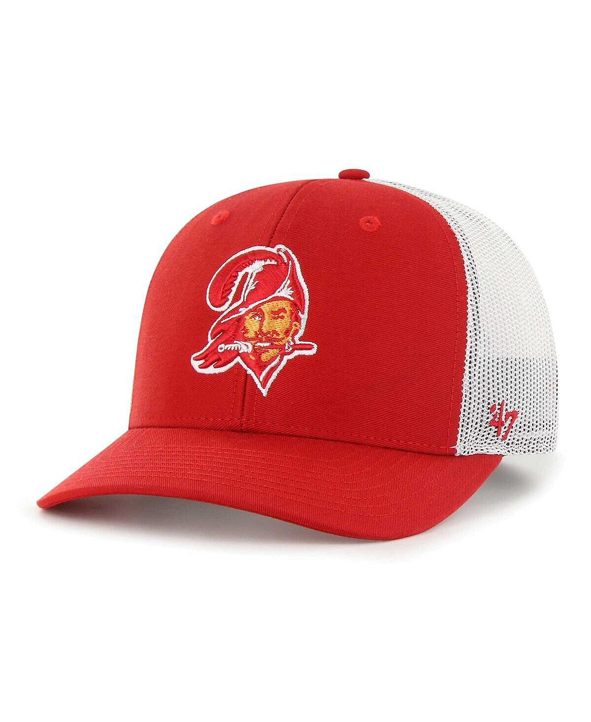 

Мужская красная регулируемая кепка дальнобойщика Tampa Bay Buccaneers '47 Brand