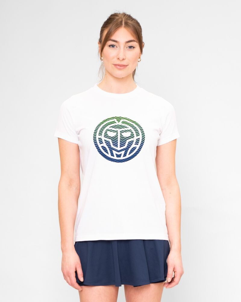 

Футболка BIDI BADU Grafic Illumination Chill Tee white, белый