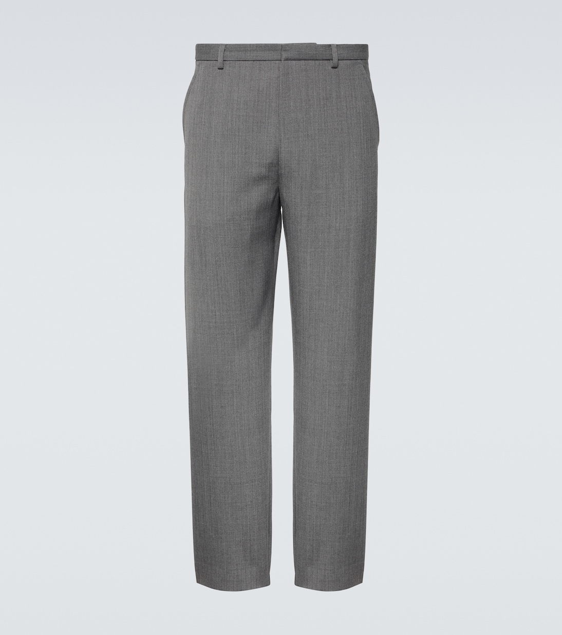 Прямые брюки со средней посадкой Acne Studios, серый
