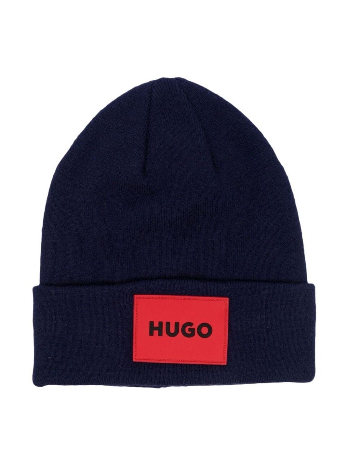 

HUGO KIDS шапка бини с нашивкой-логотипом, синий