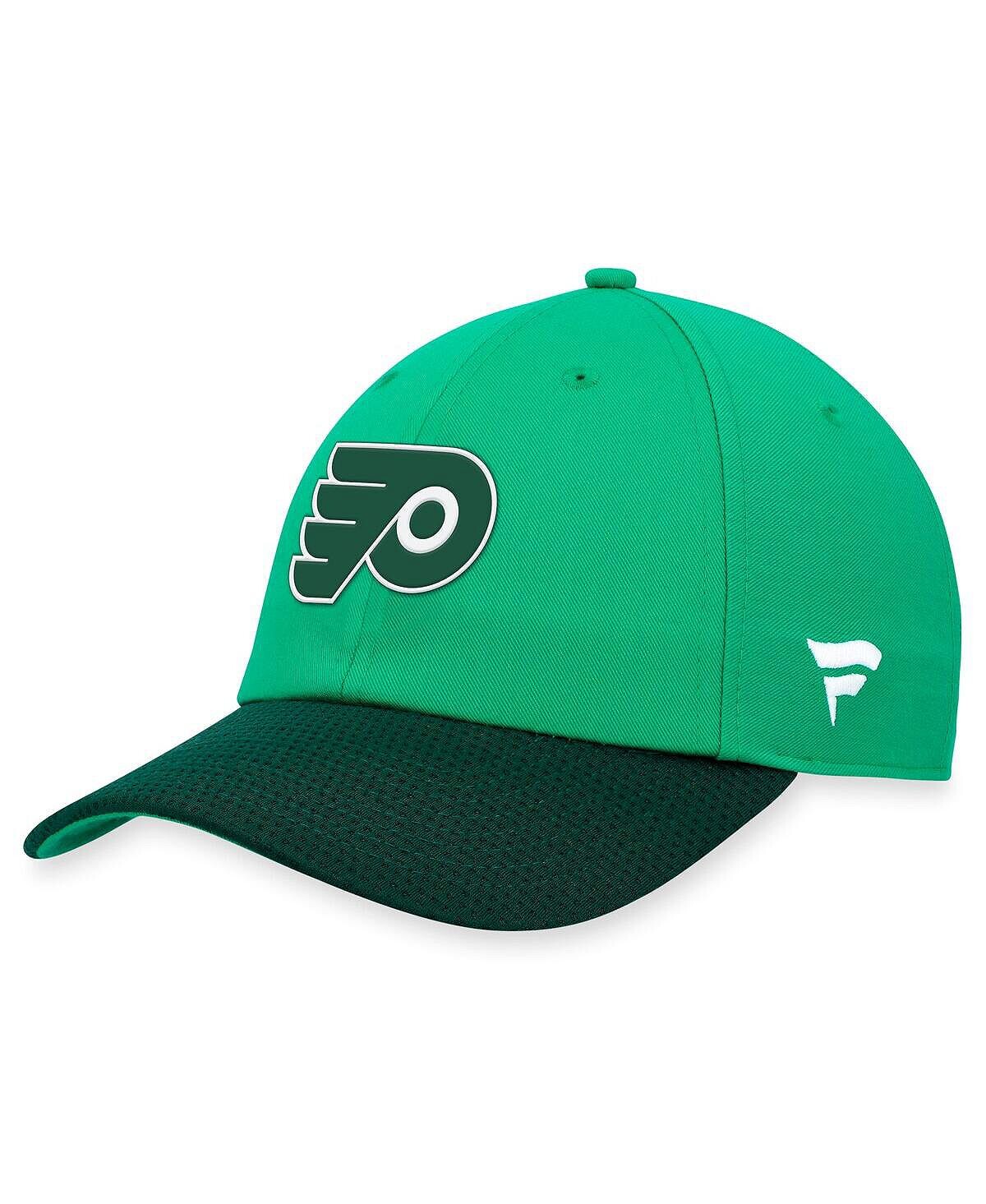 

Мужская регулируемая шляпа с логотипом Kelly Green Philadelphia Flyers ко Дню Святого Патрика Fanatics