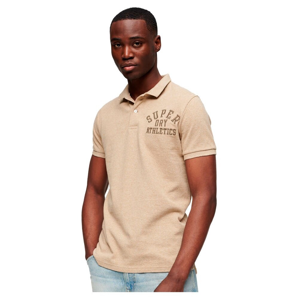 

Поло Superdry Vintage Superstate, бежевый