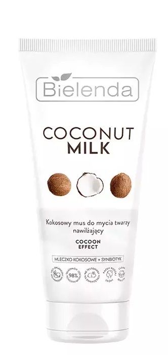 крем для лица bielenda coconut milk 50 мл Bielenda Coconut Milk Cocoon Effect гель для умывания лица, 135 g