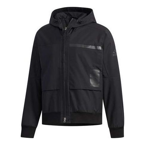 Куртка adidas U1 WV JKT Hoody Casual Sports Hooded Jacket, черный