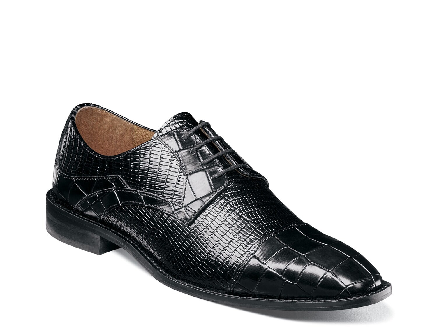 Туфли-оксфорды Stacy Adams Tedesco Cap Toe, черный круассан tedesco piselli с абрикосовым кремом 5х42