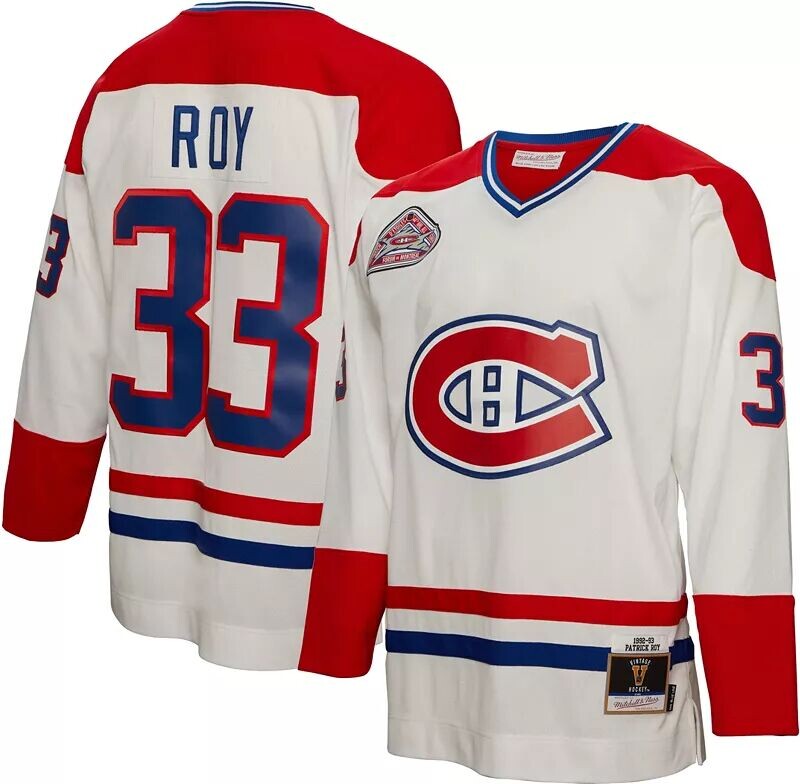 

Mitchell & Ness Монреаль Канадиенс Патрик Рой № 33 '92 Джерси Blue Line