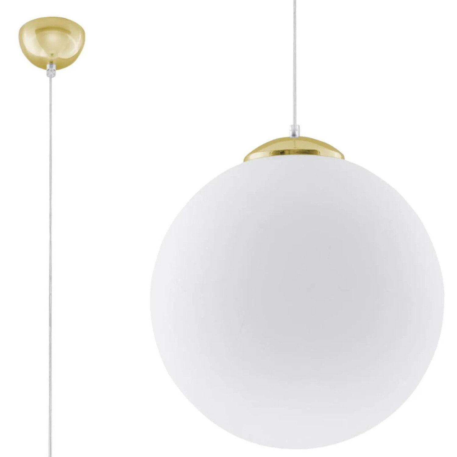 

Подвесная лампа famlights, 20x20x130 см, белый/золотой