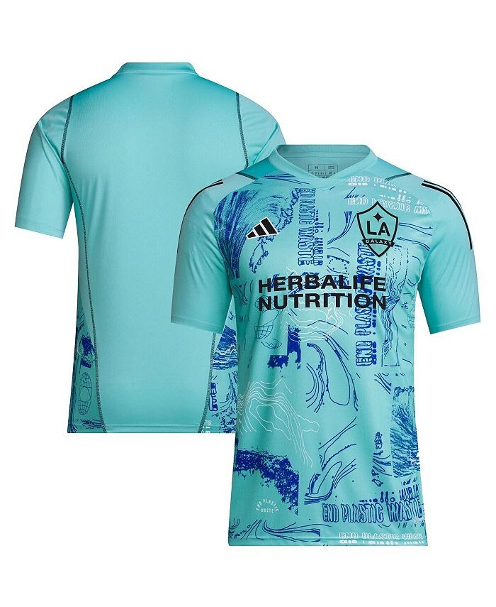 

Мужское зеленое джерси LA Galaxy 2023 One Planet Replica adidas, зеленый