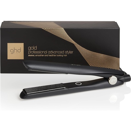Золотой выпрямитель для волос — черный, Ghd интеллектуальный профессиональный выпрямитель для волос ghd platinum white 185°c новая упаковка