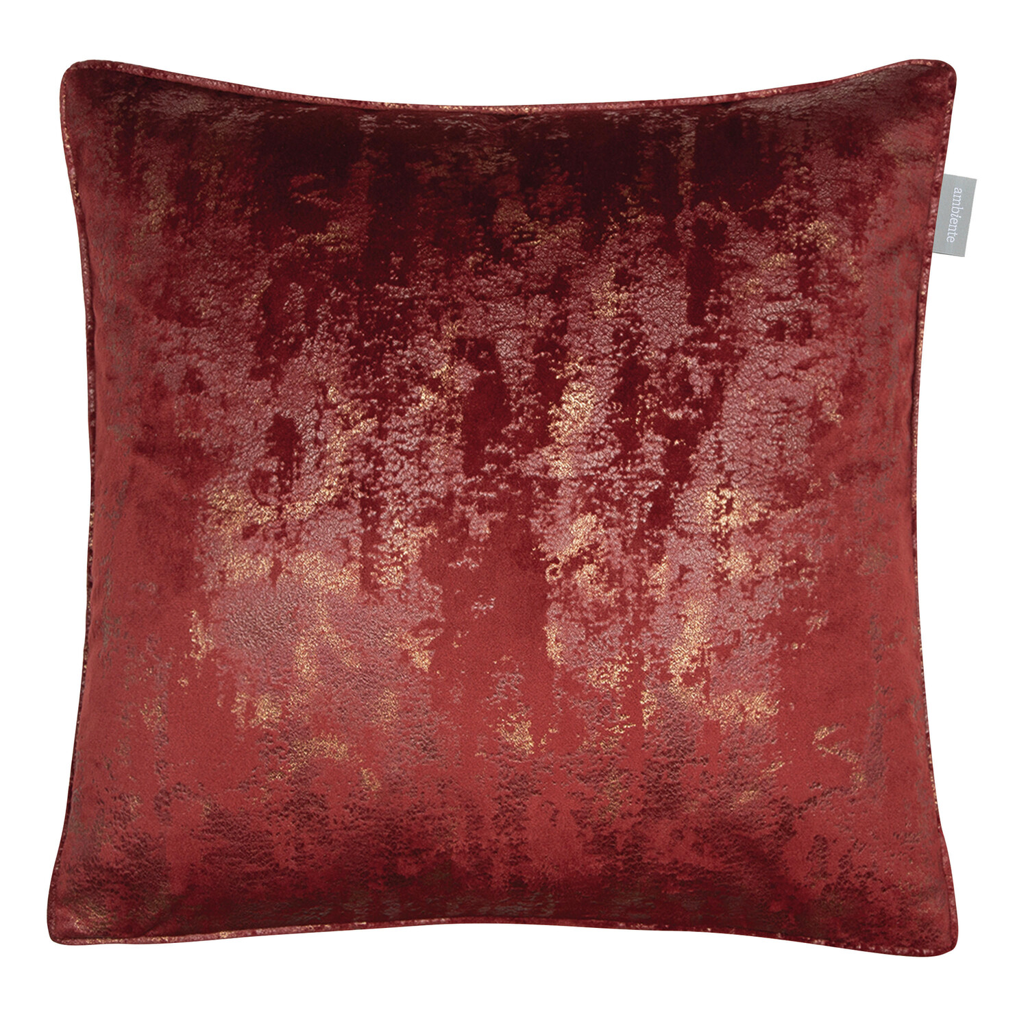 

Чехол на подушку golden shabby 48/48 см Ambiente, красный/золотой