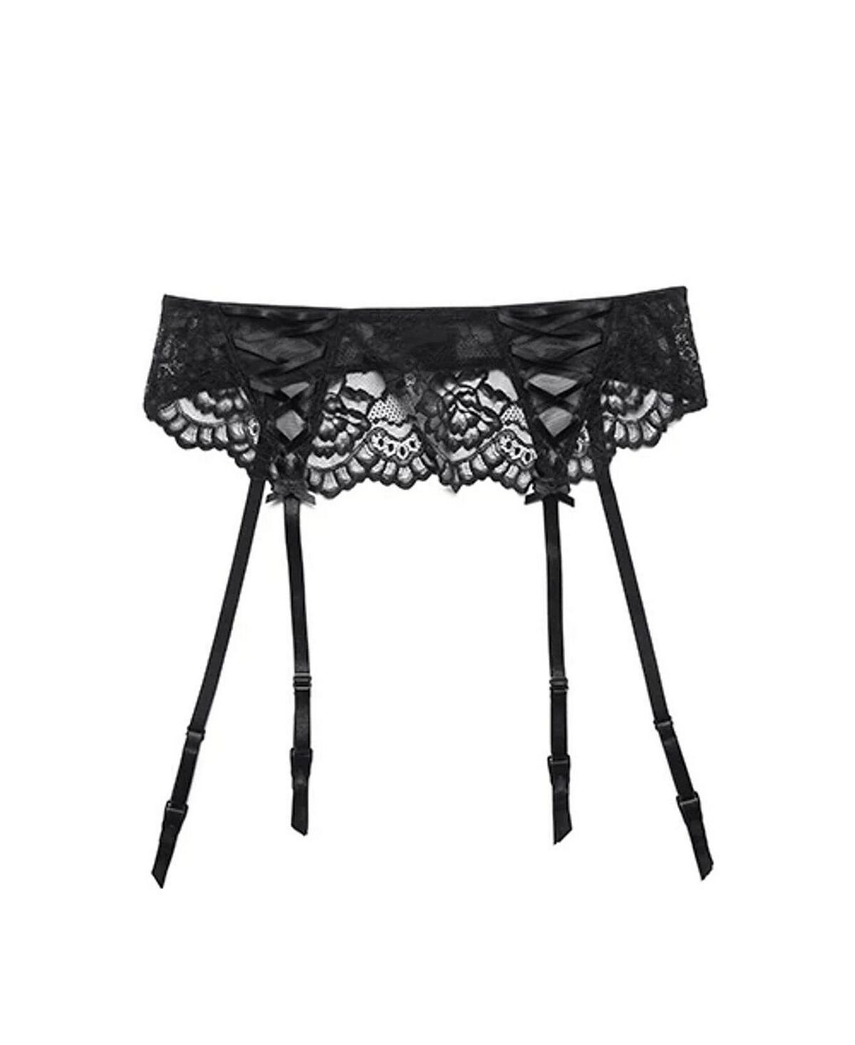 

Женское нижнее белье с подвязками Enny Garter Adore Me, черный