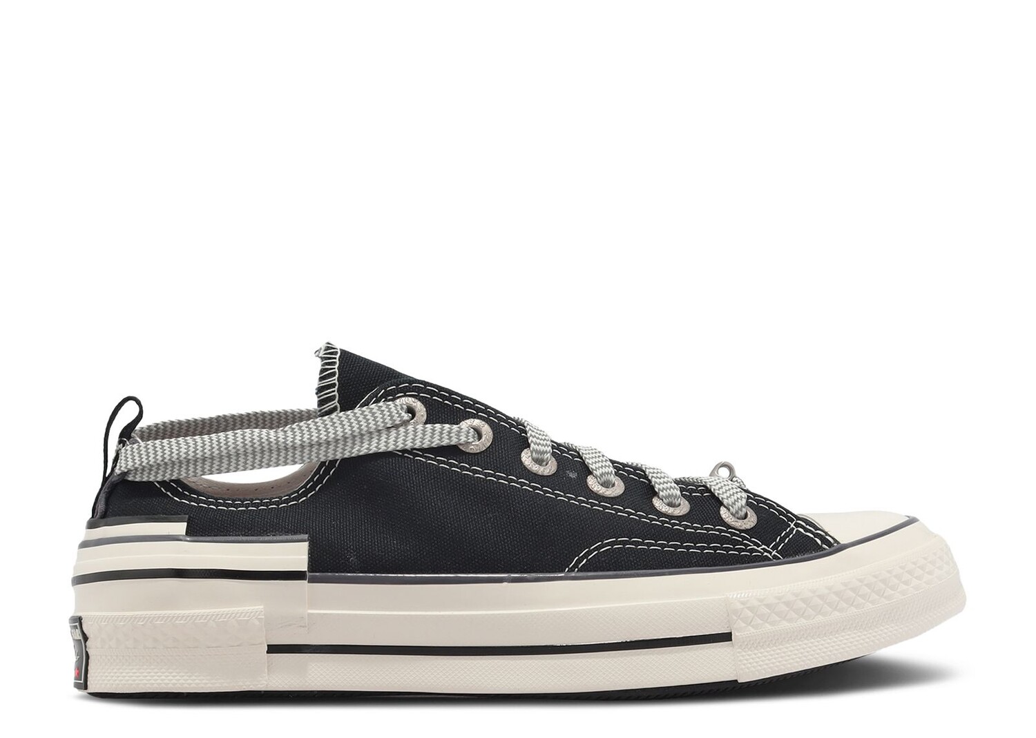 

Кроссовки Converse Chuck 70 Hacked Heel Low 'Black Reflective', черный