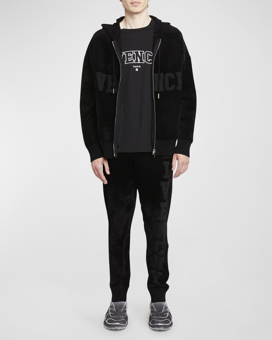 

Мужская велюровая спортивная куртка с логотипом Givenchy