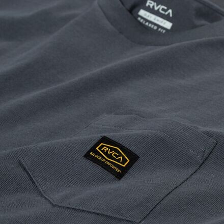 

Рубашка с короткими рукавами Americana Label – мужская RVCA, цвет Garage Blue