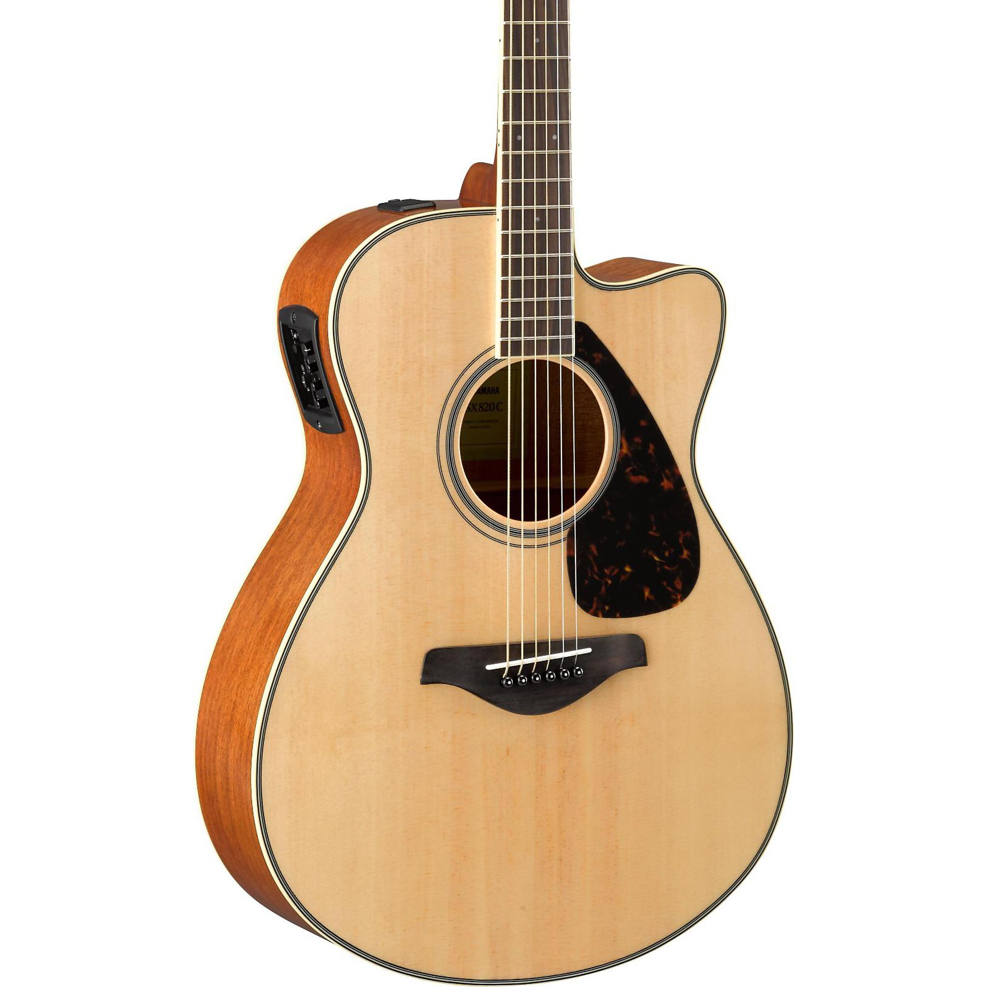 Акустически-электрическая гитара Yamaha FSX820C Small Body Natural акустическая гитара yamaha fsx820c small body acoustic electric guitar natural